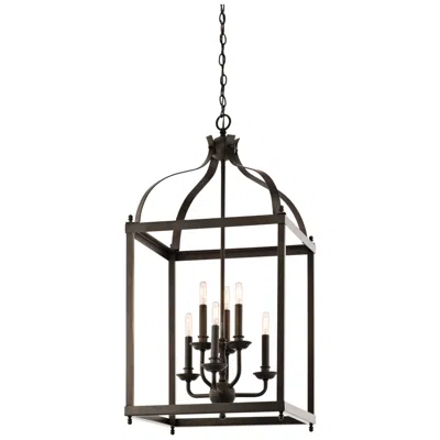 Kichler Larkin 18" Wide Olde Bronze 6-light Foyer Pendant