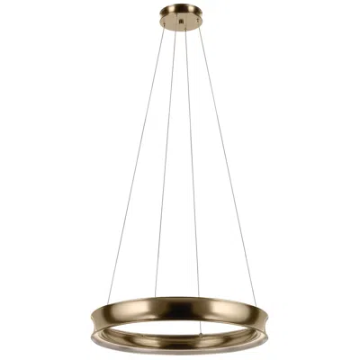Kichler Larousse 29.5 Inch Led Chandelier In Champagne Bronze