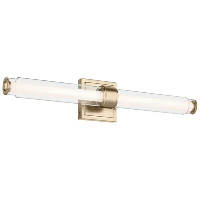 Kichler Laurene Champagne Bronze Bath Bar Medium With Clear Glass