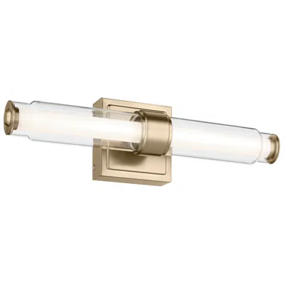 Kichler Laurene Champagne Bronze Bath Bar Small With Clear Glass