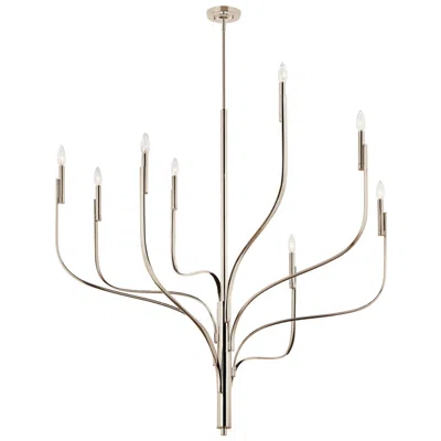 Kichler Livadia 47 3/4"w Polished Nickel 8-light Chandelier