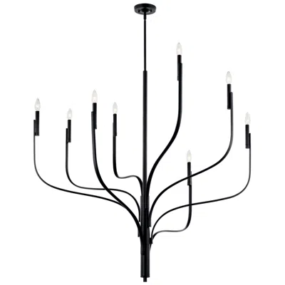 Kichler Livadia Black Chandelier 8lt