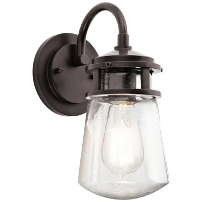 Kichler Lyndon 11 1/4" High Seedy Glass Outdoor Wall Light