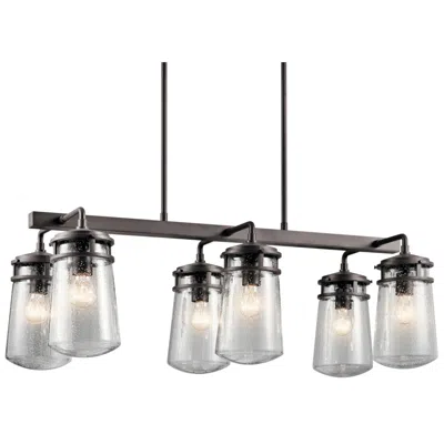 Kichler Lyndon 36 3/4" Wide Bronze Kitchen Island Light Chandelier