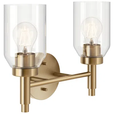Kichler Madden 10 1/2"h Champagne Bronze 2-light Wall Sconce