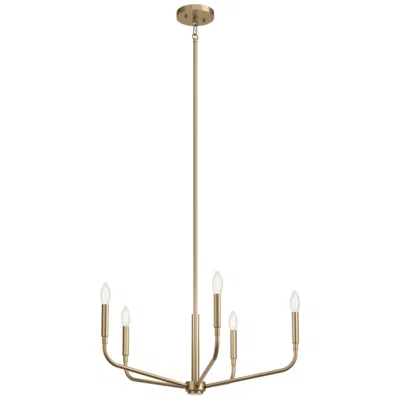 Kichler Madden 26" Wide Champagne Bronze 5-light Chandelier