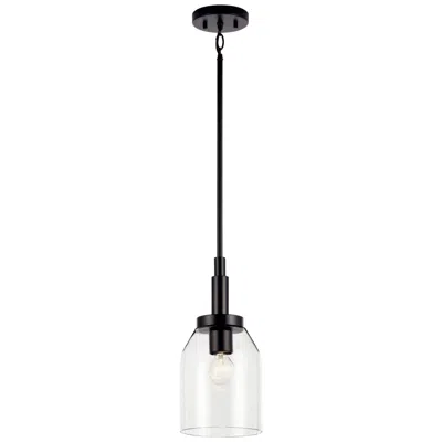 Kichler Madden Black Mini Pendant 1lt
