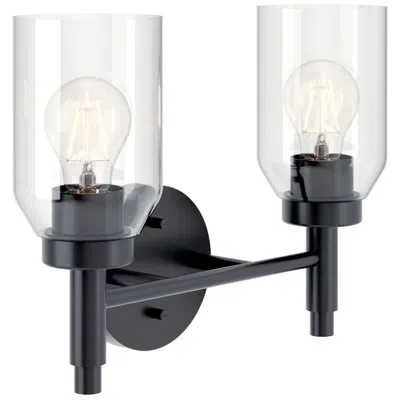 Kichler Madden Black Vanity 2lt
