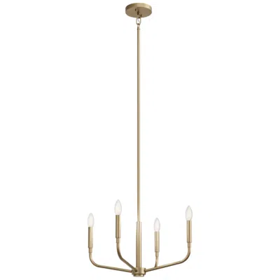 Kichler Madden Champagne Bronze Chandelier/semi Flush Mount 4lt