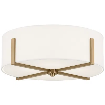Kichler Malen 20" Wide Champagne Bronze Drum Ceiling Light
