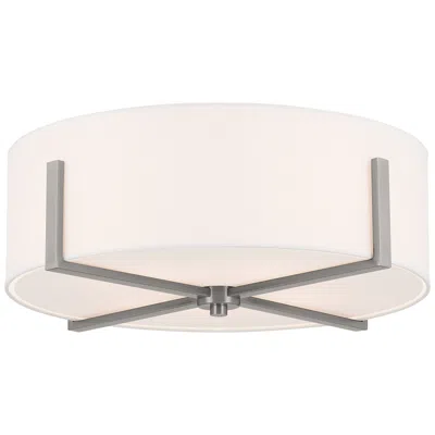 Kichler Malen 20" Wide Classic Pewter Drum Ceiling Light