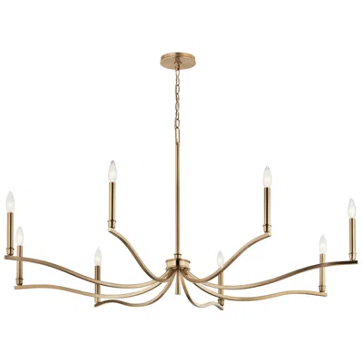 Kichler Malene 52" Wide Champagne Bronze 8-light Chandelier