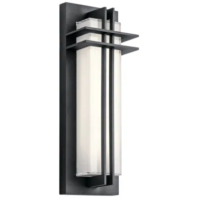 Kichler Manhattan 16"h Textured Black Led Outdoor Wall Light