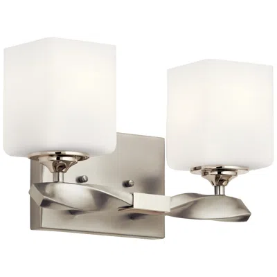 Kichler Marette 13 1/2" Wide Brushed Nickel 2-light Bath Light