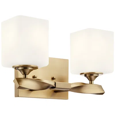 Kichler Marette 13 1/2" Wide Champagne Bronze 2-light Wall Sconce
