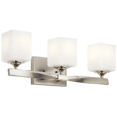 Kichler Marette 23" Wide Brushed Nickel 3-light Bath Light