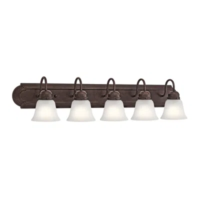 Kichler Maritime 36" Wide Tannery Bronze 5-light Bath Light