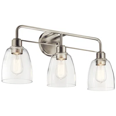 Kichler Meller 24 1/4"w Brushed Nickel 3-light Bath Light
