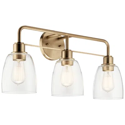 Kichler Meller 24 1/4"w Champagne Bronze 3-light Bath Light