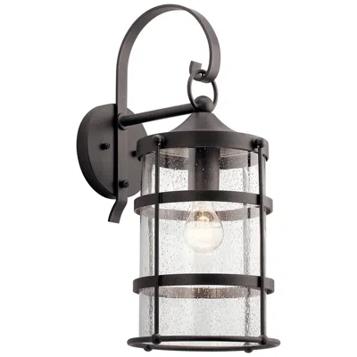 Kichler Mill Lane 21" High Anvil Iron Outdoor Wall Light