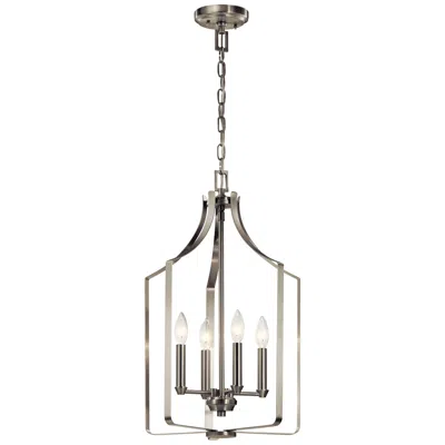Kichler Morrigan 15" Wide Brushed Nickel 4-light Chandelier