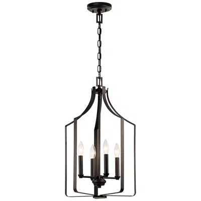 Kichler Morrigan 15" Wide Olde Bronze 4-light Chandelier