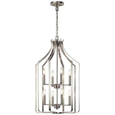 Kichler Morrigan 19" Wide Brushed Nickel 8-light Foyer Chandelier