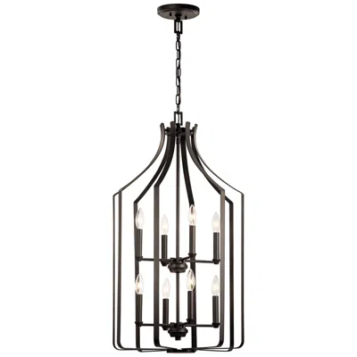 Kichler Morrigan 19"w Olde Bronze 8-light Foyer Chandelier