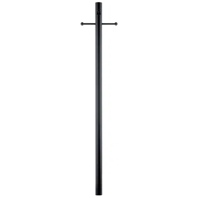 Kichler Navarro 84" High Black Metal Post Pole