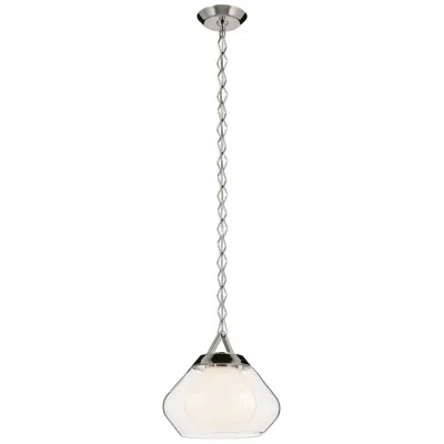 Kichler Nella 12" Wide Polished Nickel Mini Pendant
