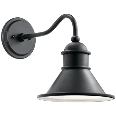Kichler Northland 12" High Black Outdoor Wall Light