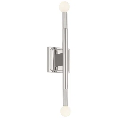 Kichler Odensa 17" High 2-light Polished Nickel Wall Sconce