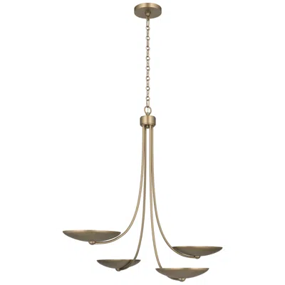Kichler Palmela 32" 4-lt Chandelier In Champagne Bronze