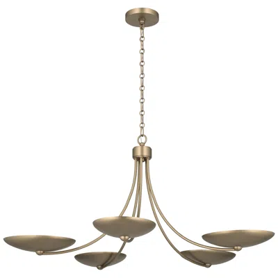 Kichler Palmela 40" 5-lt Chandelier In Champagne Bronze Finish