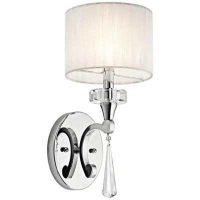 Kichler Parker Point 15 1/2" High Chrome Wall Sconce