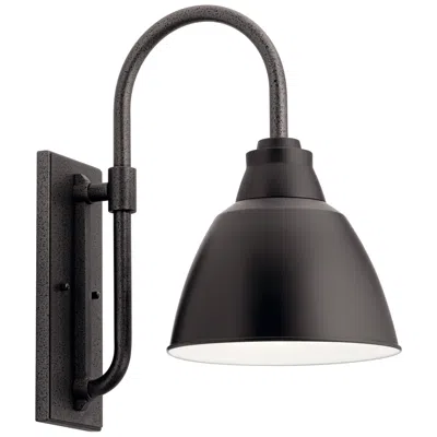 Kichler Pellinord 19" High Anvil Iron And Black Outdoor Wall Light