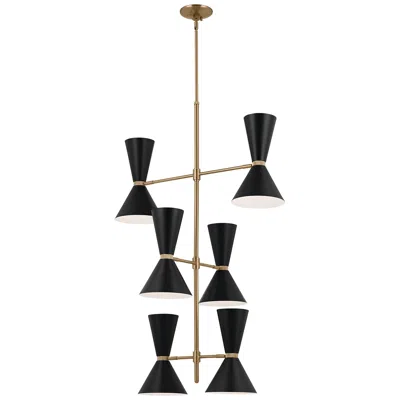 Kichler Phix 32 3/4"w Champagne Bronze 12-light Chandelier