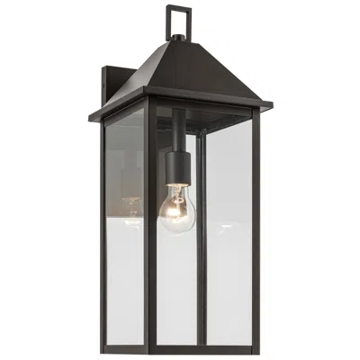 Kichler Prin 22 Inch 1 Light Outdoor Wall Light With Clear Glass In Olde Bronze