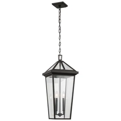 Kichler Regence 26 Inch 2 Light Outdoor Pendant With Clear Glass In Olde Bronze