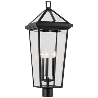 Kichler Regence 28.75 Inch 3 Light Outdoor Post Light In Textured Black
