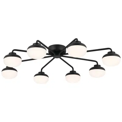 Kichler Remy 40 3/4" Wide Black 8-light Led Ceiling Light
