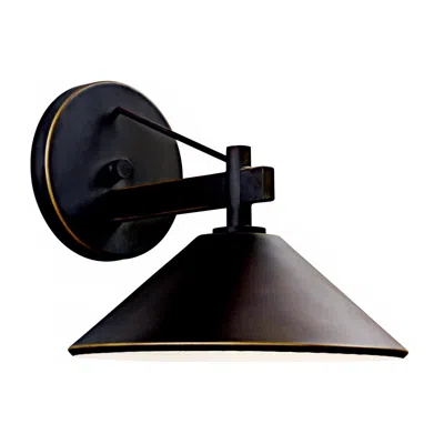 Kichler Ripley 9" High Industrial Bronze Dark Sky Outdoor Wall Light