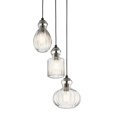 Kichler Riviera 18" Wide Oiled Bronze Multi Light Pendant