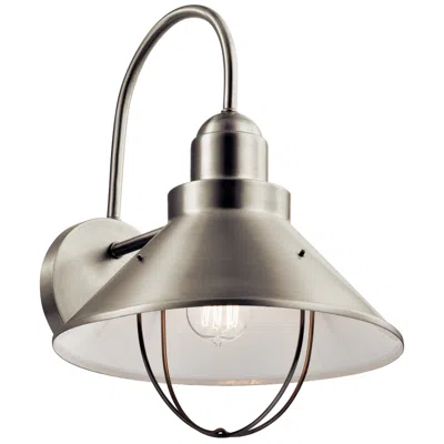 Kichler Seaside 16 3/4"h Brushed Nickel Outdoor Wall Light