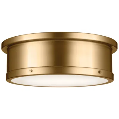 Kichler Serca 18" Wide Gold Finish Flush Mount Ceiling Light