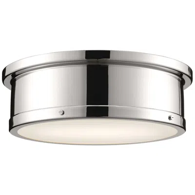 Kichler Serca 18" Wide Silver Nickel Finish Flush Mount Ceiling Light