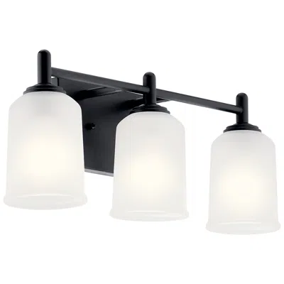 Kichler Shailene 21" Wide Black 3-light Vanity Bath Light