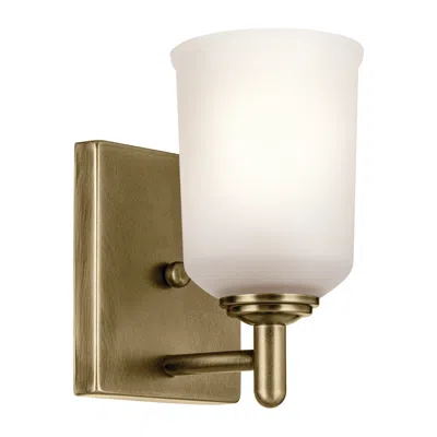 Kichler Shailene 5" 1-light Wall Sconce In Natural Brass