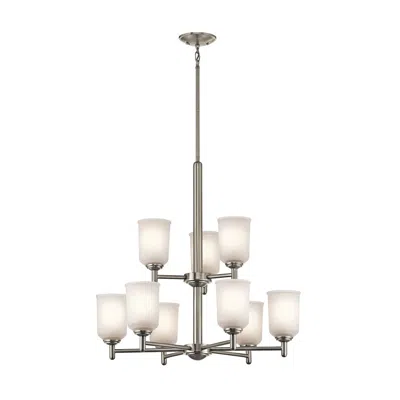 Kichler Shailene Brushed Nickel Chandelier 9lt