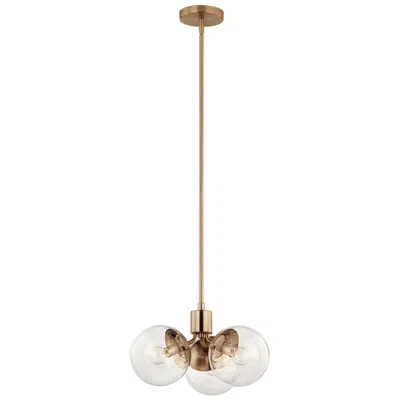 Kichler Silvarious 16 1/2" Champagne Bronze And Clear Glass Chandelier
